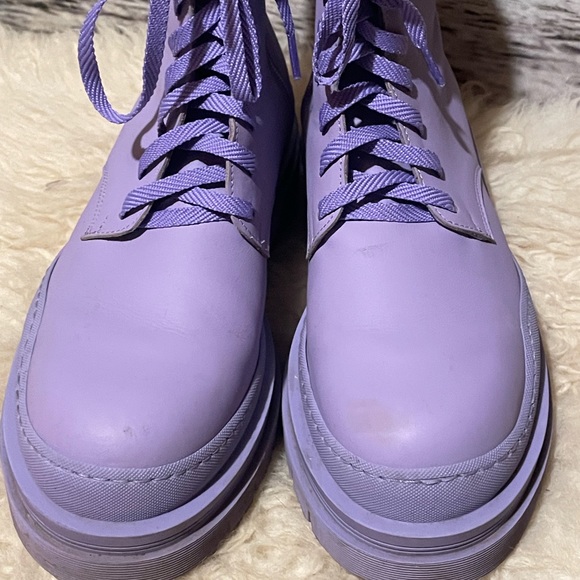 L’Intervalle purple leather boots - Picture 2 of 7
